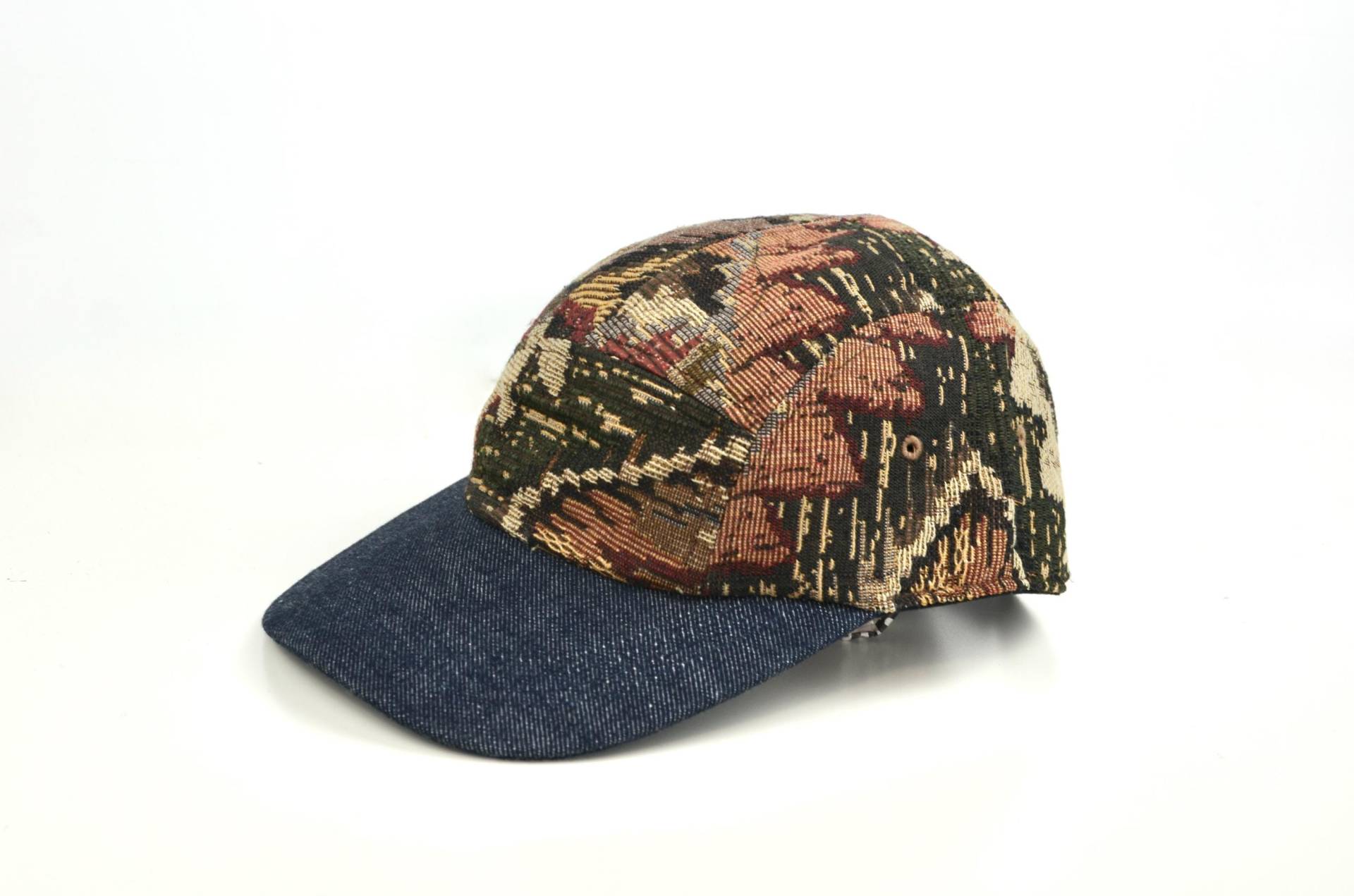 5 Panel Cap Herren - Baumwollcap Mit Muster Handmade Streetwear von YatraDesign