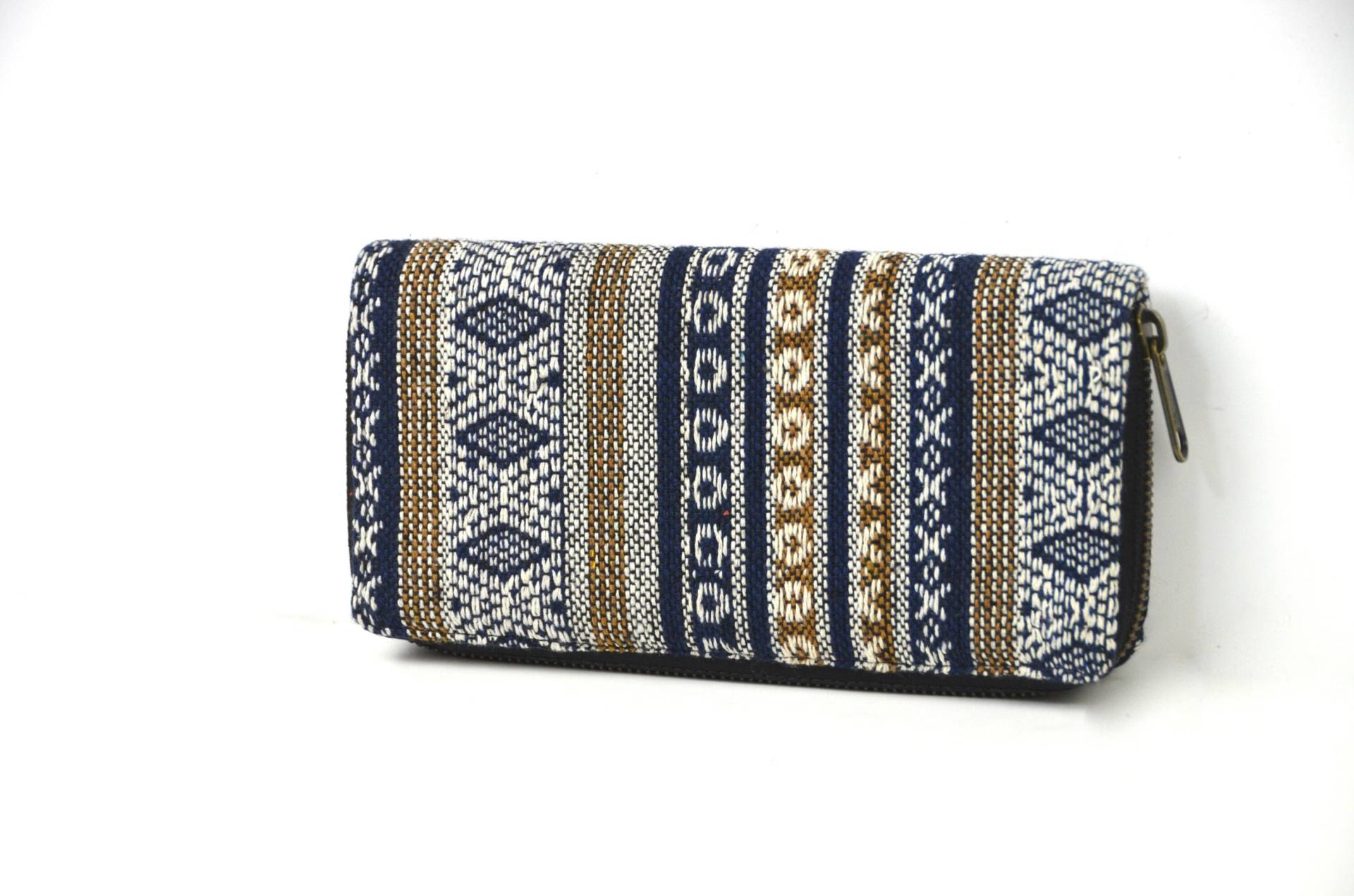 Geldbeutel Damen Im Bohostil/Portemonnaie Mit Ethnomuster Vegane Geldbörse von YatraDesign