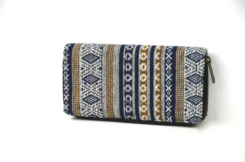 Geldbeutel Damen Im Bohostil/Portemonnaie Mit Ethnomuster Vegane Geldbörse von YatraDesign