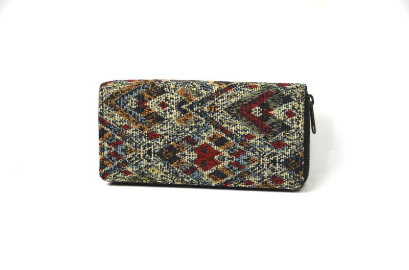 Geldbeutel Damen Im Bohostil/Portemonnaie Mit Ethnomuster Vegane Geldbörse von YatraDesign