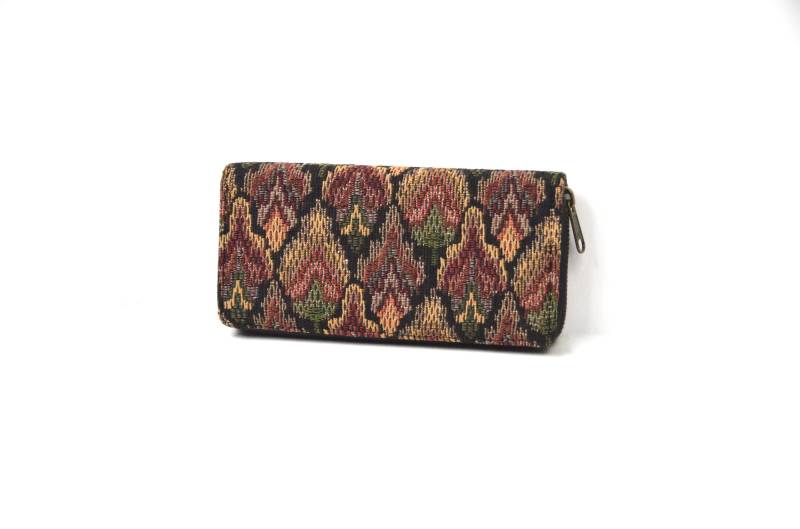 Geldbeutel Damen Im Bohostil/Portemonnaie Mit Ethnomuster Vegane Geldbörse von YatraDesign