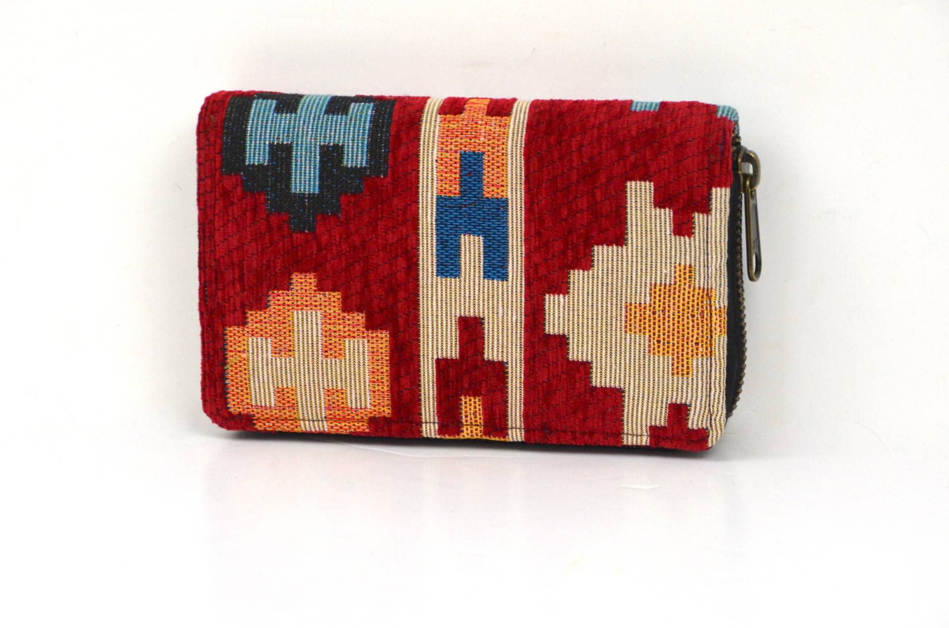 Geldbeutel Damen Im Bohostil/Portemonnaie Mit Ethnomuster Vegane Geldbörse von YatraDesign