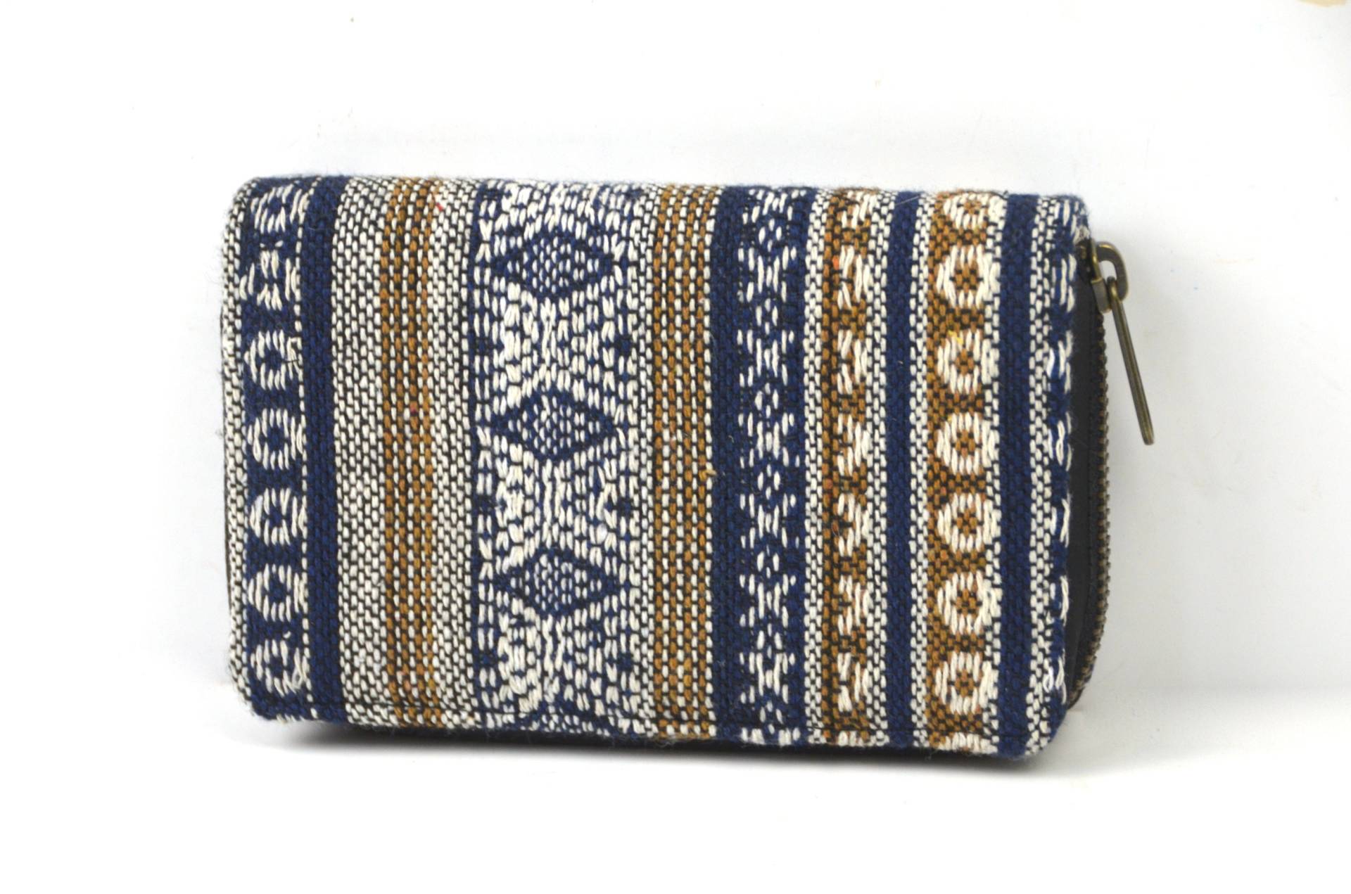 Geldbeutel Mit Ethnomuster, Boho Portemonnaie Damen, Geldbörse Aus Baumwolle Vegan, Bunter von YatraDesign