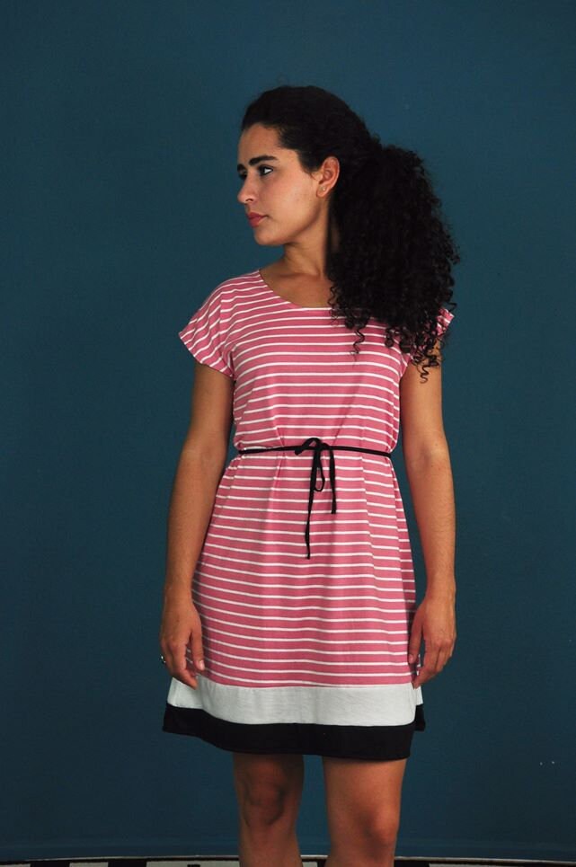 Sommerkleid, Leichtes Kleid Mit Streifen, Minikleid von YatraDesign