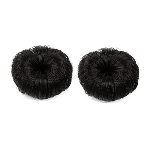 2 Stück Set Perücke Haars pangen für Kinder Mode neue schöne niedliche Baby Mädchen Butterfly Perücke Haar Pin Haar Bun Clip Haarschmuck von Yawdil