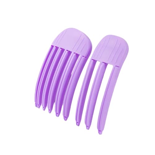 Yawdil 2 Stück Flauschige Haarnadel Curling Bangs Clips Haarwurzeln Haar-Clips Frauen Curling Feste Form Clips Mode Volumen Haar Roller von Yawdil