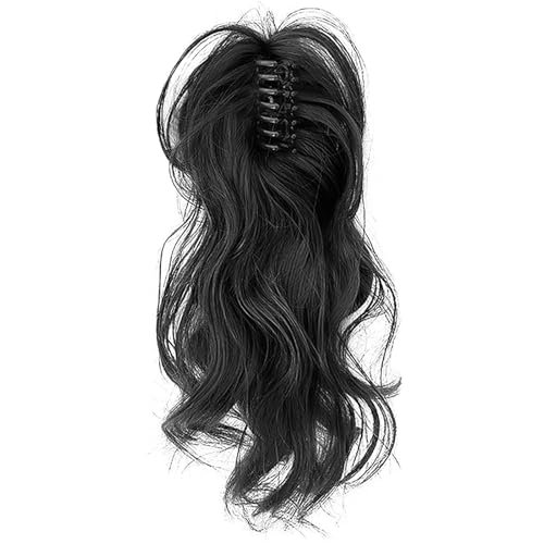Yawdil 35cm Synthetische Perücke, hohe Pferdes chwanz Flauschige lockige Haar verlängerungen Klaue Clip, Pony Tail Haars tück für Frauen Tägliche Party Styling-Werkzeuge von Yawdil