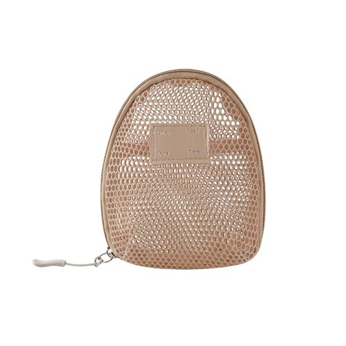 Einfarbige Netz-Kosmetik Tasche Leichter transparenter Make-up-Beutel, Multifunktion aler, kosmetischer Organizer, Lippenstift-Organizer von Yawdil