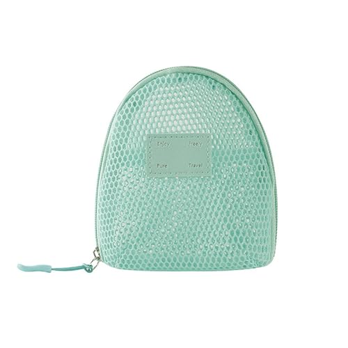 Einfarbige Netz-Kosmetik Tasche Leichter transparenter Make-up-Beutel, Multifunktion aler, kosmetischer Organizer, Lippenstift-Organizer von Yawdil