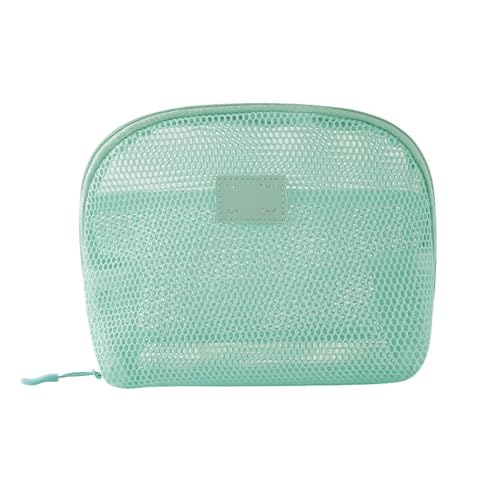 Einfarbige Netz-Kosmetik Tasche Leichter transparenter Make-up-Beutel, Multifunktion aler, kosmetischer Organizer, Lippenstift-Organizer von Yawdil