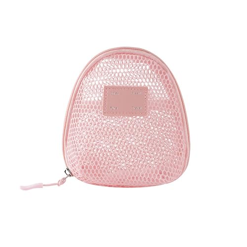 Einfarbige Netz-Kosmetik Tasche Leichter transparenter Make-up-Beutel, Multifunktion aler, kosmetischer Organizer, Lippenstift-Organizer Einfarbige Netz-Kosmetik Tasche Leichter transparenter Make-up-Beutel, Multifunktion aler, kosmetischer Organizer, Lippenstift-Organizer von Yawdil