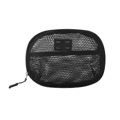 Einfarbige Netz-Kosmetik Tasche Leichter transparenter Make-up-Beutel, Multifunktion aler, kosmetischer Organizer, Lippenstift-Organizer Einfarbige Netz-Kosmetik Tasche Leichter transparenter Make-up-Beutel, Multifunktion aler, kosmetischer Organizer, Lippenstift-Organizer von Yawdil