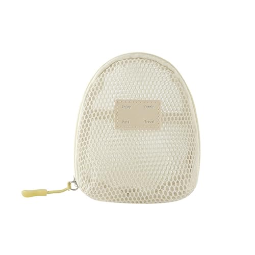 Einfarbige Netz-Kosmetik Tasche Leichter transparenter Make-up-Beutel, Multifunktion aler, kosmetischer Organizer, Lippenstift-Organizer Einfarbige Netz-Kosmetik Tasche Leichter transparenter Make-up-Beutel, Multifunktion aler, kosmetischer Organizer, Lippenstift-Organizer von Yawdil