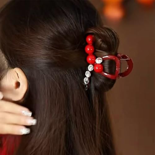 Yawdil Leichte Luxus Exquisite Bogen Haar klaue für Frauen Mädchen Vielseitige Elegante Hai-Clip Süßes Temperament Haarschmuck Geschenke von Yawdil
