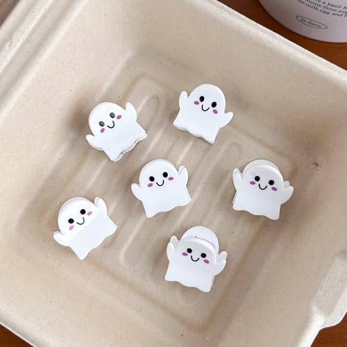 Lustige Persönlichkeit, schwarz-weißer Geist, Mini-Halteklammer, niedlicher Student, fragmentierte Haarspange, Festival-Haarklammer, Haarschmuck, Geschenk von Yawdil