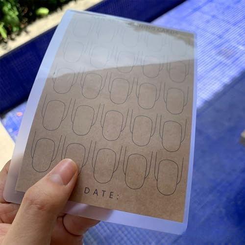 Nail Art Lines Praxis papier mit Film zeichnung Malerei Vorlage Lernbuch Maniküre Werkzeuge UV Gel Polish Guide Nägel Zubehör von Yawdil