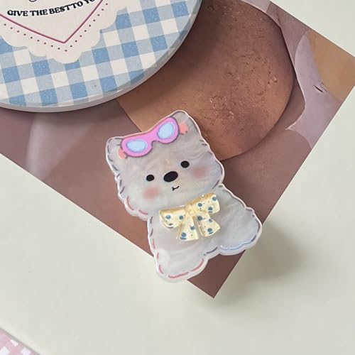 Niedliche Cartoon-Hunde haars pangen Süße lustige Kinder Haars pangen Seitenknallen-Clips Haarnadel Mode Kopfschmuck Haar zubehör Geschenke von Yawdil