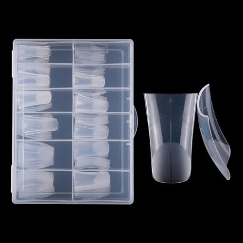 Yawdil 120 Extended Armor Tablets Kristall Extended Pyramid Duckbill Scale Frosted Papier frei Halter und Extended Nagelform Nagels tudio DIY Zubehör von Yawdil