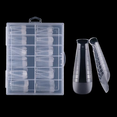Yawdil 120 Extended Armor Tablets Kristall Extended Pyramid Duckbill Scale Frosted Papier frei Halter und Extended Nagelform Nagels tudio DIY Zubehör von Yawdil