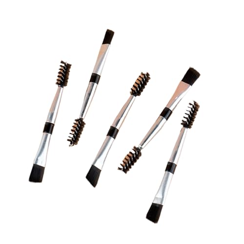 Yawdil 5/20/50Pcs Mini zweiköpfige Augenbrauen bürste, Eyeliner-Augenbrauen-Kamm, Profession Elle Make-up-Pinsel, für Augen-Augenbrauen-Wimpern, leicht zu tragen von Yawdil