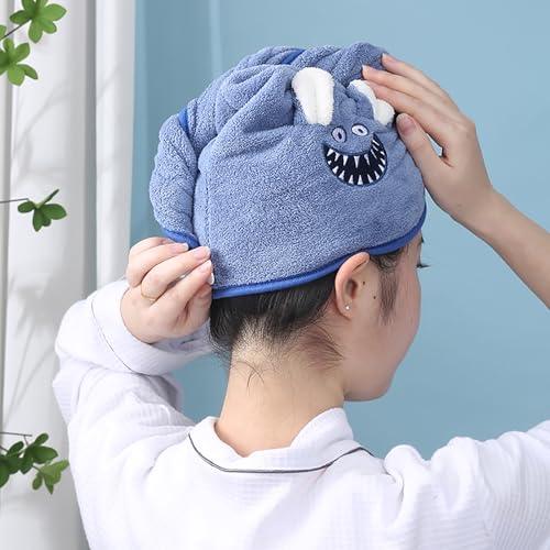 Yawdil Frauen weiche Mikro Faser Handtücher Dusch Kappe Handtuch Bade mützen für Frauen Trockene Haar Kappe Schnell trocknung weich für Lady Turban Kopf Mädchen Handtuch von Yawdil