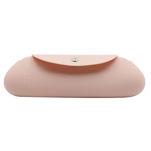 Yawdil Reise-Make-up-Pinsel Halter, magnetischer Anti-Fall-Out-Silikon tragbarer Bürsten Halter, schlanke Make-up-Tools Organizer von Yawdil
