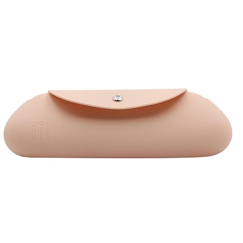 Yawdil Reise-Make-up-Pinsel Halter, magnetischer Anti-Fall-Out-Silikon tragbarer Bürsten Halter, schlanke Make-up-Tools Organizer von Yawdil
