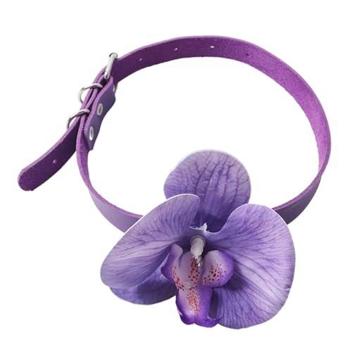 Yawdil Romantische bunte Blumen-Halskette für Damen, trendiger Schmuck, klassische Charm-Halsketten, übertriebene Halskette, einfach von Yawdil