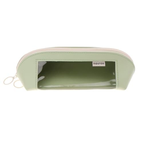 Yawdil Transparente Muschel-Feder hülle, wasserdichte Stift hüllen mit großer Kapazität, einfache Schüler-Schreibwaren Box Schul Material von Yawdil