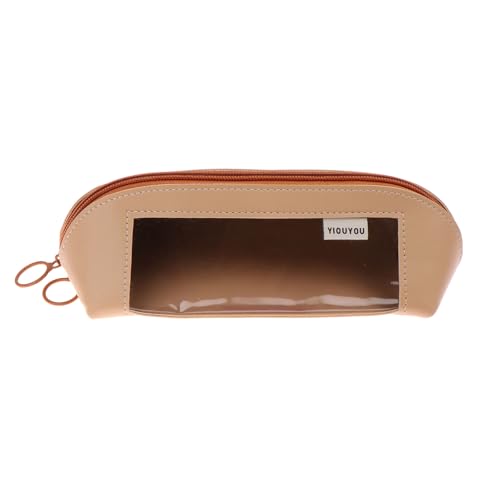 Yawdil Transparente Muschel-Feder hülle, wasserdichte Stift hüllen mit großer Kapazität, einfache Schüler-Schreibwaren Box Schul Material von Yawdil