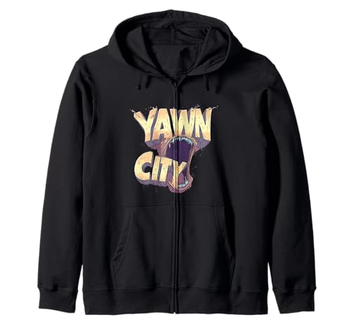 Lustiges Gähnstadt Statement Kostüm für Jungen und Mädchen Kapuzenjacke Lustiges Gähnstadt Statement Kostüm für Jungen und Mädchen Kapuzenjacke von Yawn Outfit