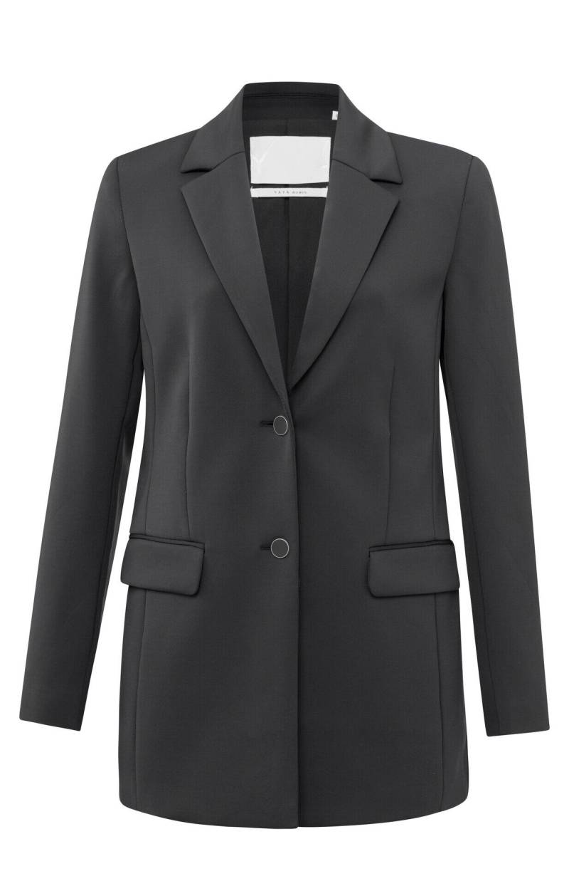 Yaya - Blazer aus Scuba mit langen Ärmeln grau - Gr. - 36 von Yaya