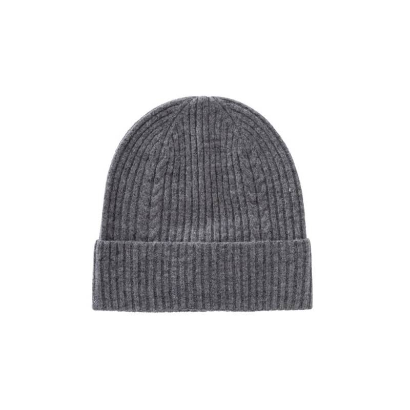 Yaya - Gestrickte Mütze grau - Gr. - ONE SIZE von Yaya