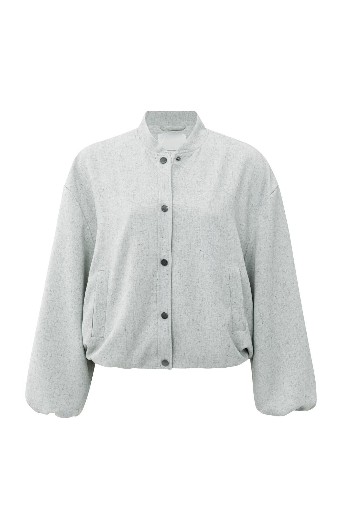 Yaya - Gewebte Oversize-Jacke grau - Gr. - 40 von Yaya