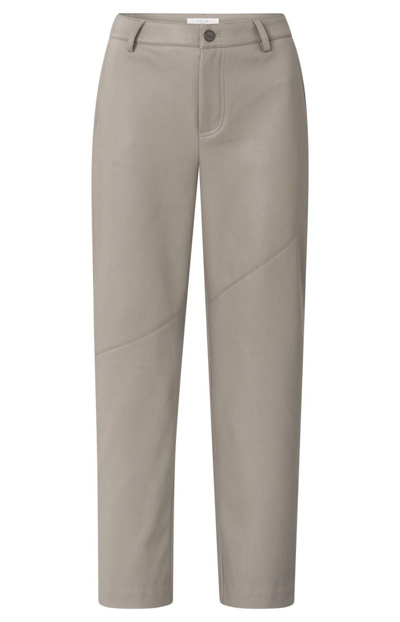 Yaya - Hose aus Kunstleder beige - Gr. - 40 von Yaya