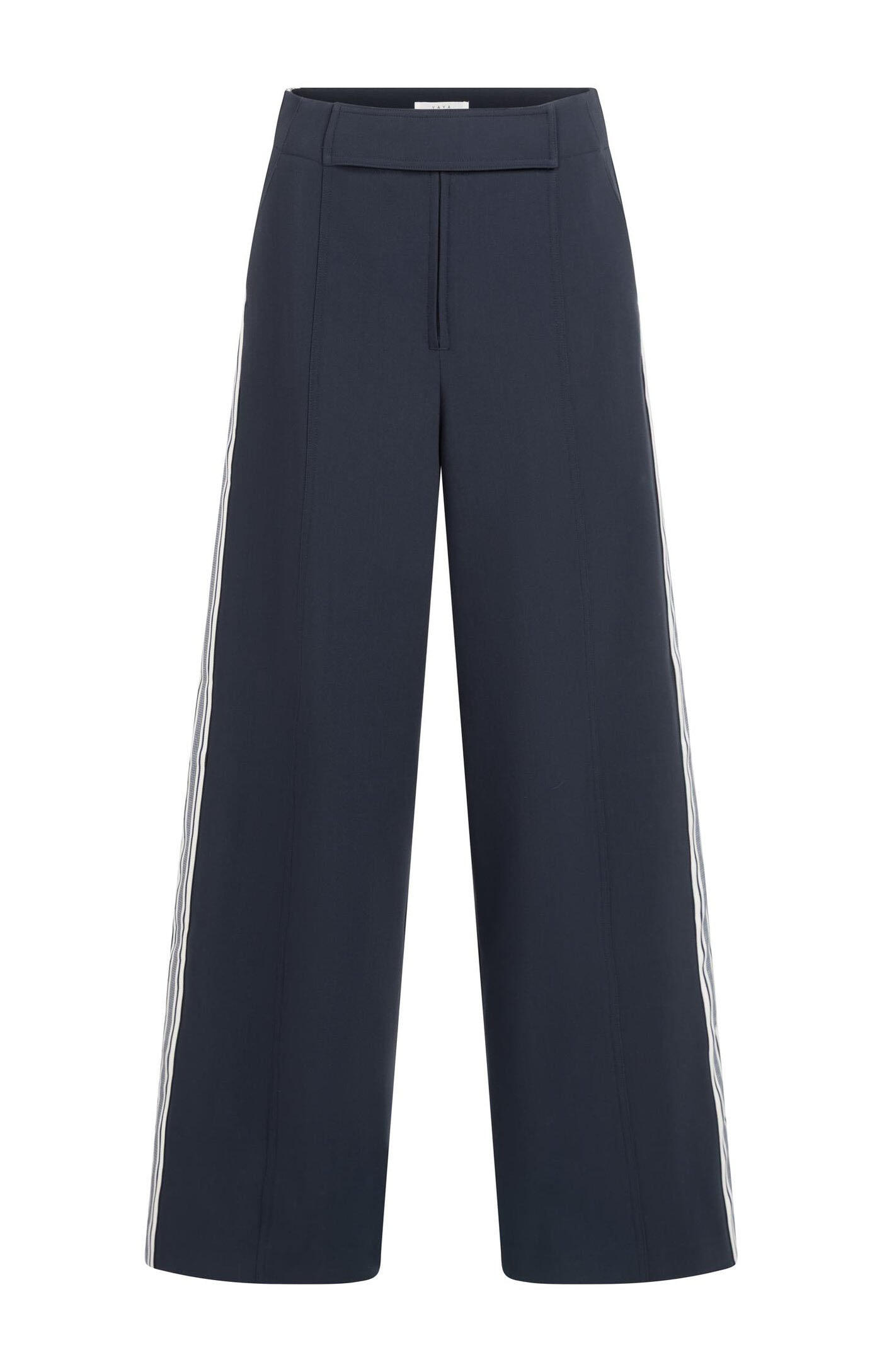 Yaya - Hose mit Seitenstreifen blau - Gr. - 38 von Yaya