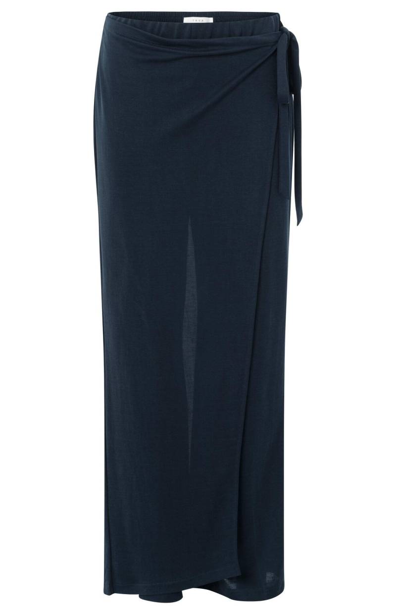 Yaya - Hose mit Wickeleffekt blau - Gr. - 36 von Yaya