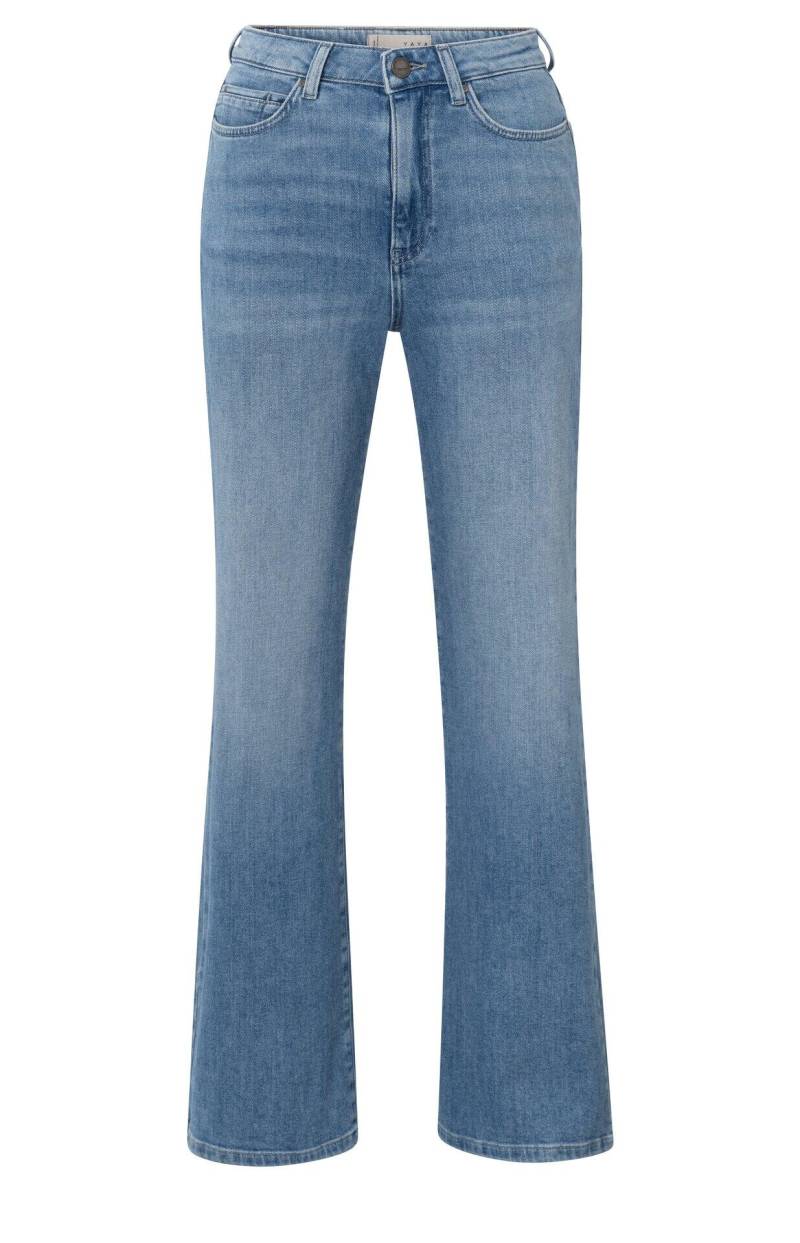 Yaya - Jeans mit weitem Bein (L32) blau - Gr. - 40 von Yaya