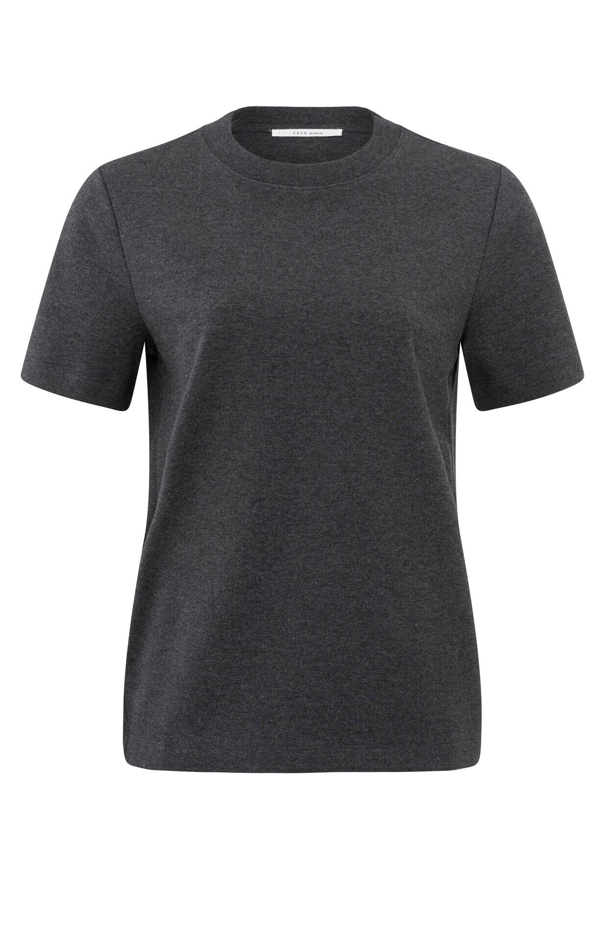 Yaya - T-Shirt mit kurzen Ärmeln grau - Gr. - XS von Yaya