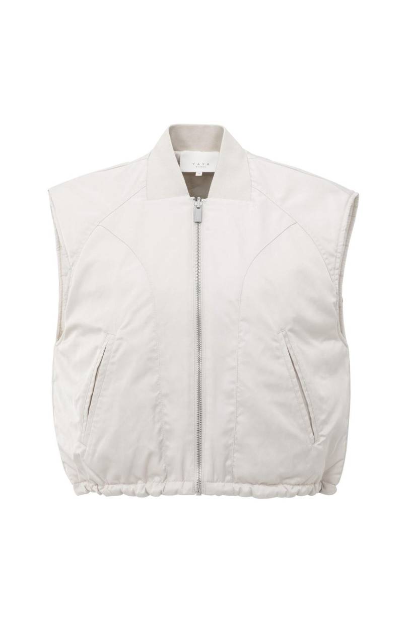 Yaya - Wendbare Steppweste weiß - Gr. - 38 von Yaya