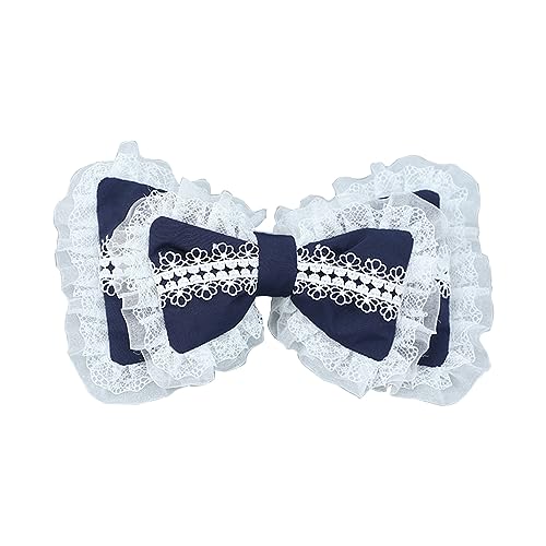 Cosplay Maid Kopfschmuck Große Schleife Haarspange Puffed Bowknot Kopfschmuck Mädchen Haarnadel Mädchen Puffed Bow Bangs Clip Spitze von Yazhuq