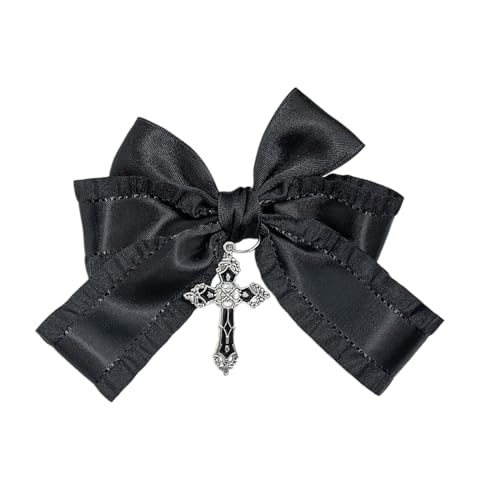 Subkulturen Schleifen Haarspange für Mädchen, große Haarschleifen, Haarspangen, Gothic-Haarspange, elegante Haarstyling-Dekoration von Yazhuq