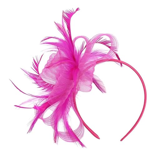 Yaztauho Damen Fascinators - Fascinator Haarnadel - Haarschmuck Kleine Hüte Netzhauben Für Outdoor Alltag Feste Hochzeiten Afternoon Tea Frauen Mädchen von Yaztauho