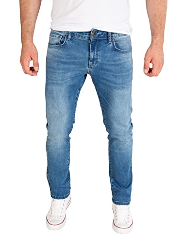 Yazubi - Slim Fit Herren Jeans Akon - Moderne Jeanshosen Für Männer, Mittelblau (Blue Horizon 183929), W34/L30 von Yazubi