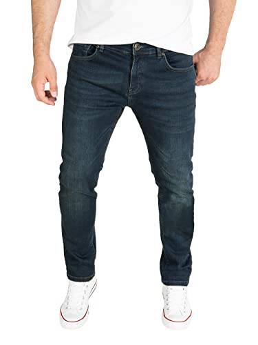 Yazubi - Dunkelblaue Jeans Herren Akon - Slim Fit Männer Jeanshosen, Dunkelblau (Dark Sapphire 194020), W33/L30 von Yazubi