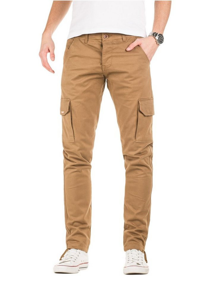 Yazubi Cargohose Cargo Pants Jan Herren Slim Fit Chinohose von Yazubi