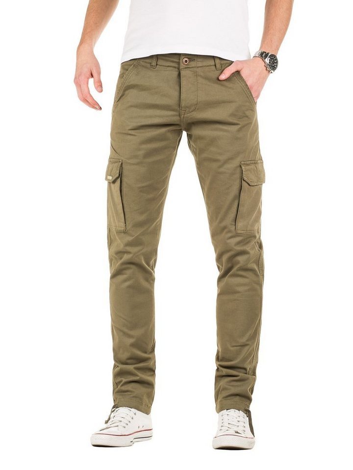 Yazubi Cargohose Cargo Pants Jan Herren Slim Fit Chinohose von Yazubi