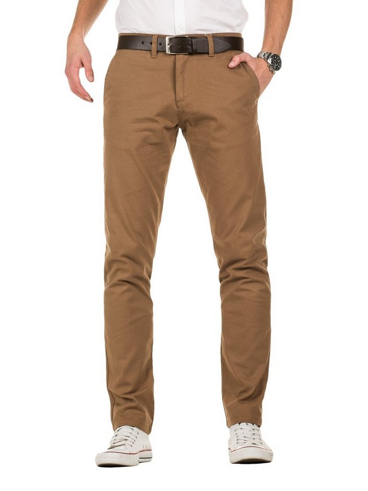 Yazubi Chinohose Kyle Chino-Hose mit Gürtel von Yazubi