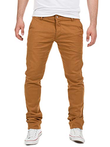 Yazubi Dustin - Herren Chino Hose - Chinohose Aus Baumwolle - Männer Stoffhose, Braun (Camel Otter 181018), W40/L30 von Yazubi