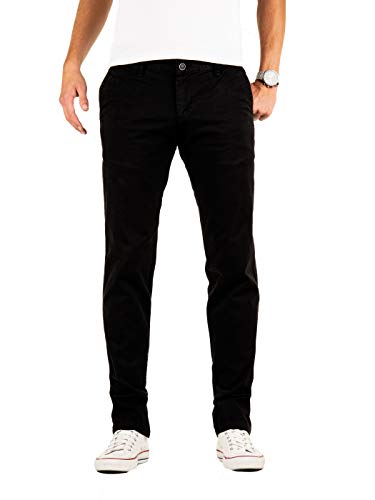 Yazubi Herren Chino Hose Luke, Schwarz (Black 2R194008), W31/L30 von Yazubi